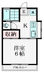 スカイハイツひばりヶ丘の物件間取画像